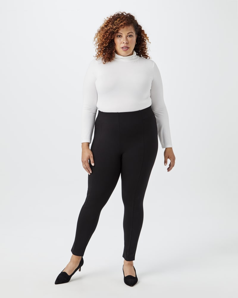 Ponte knit plus size pants sale